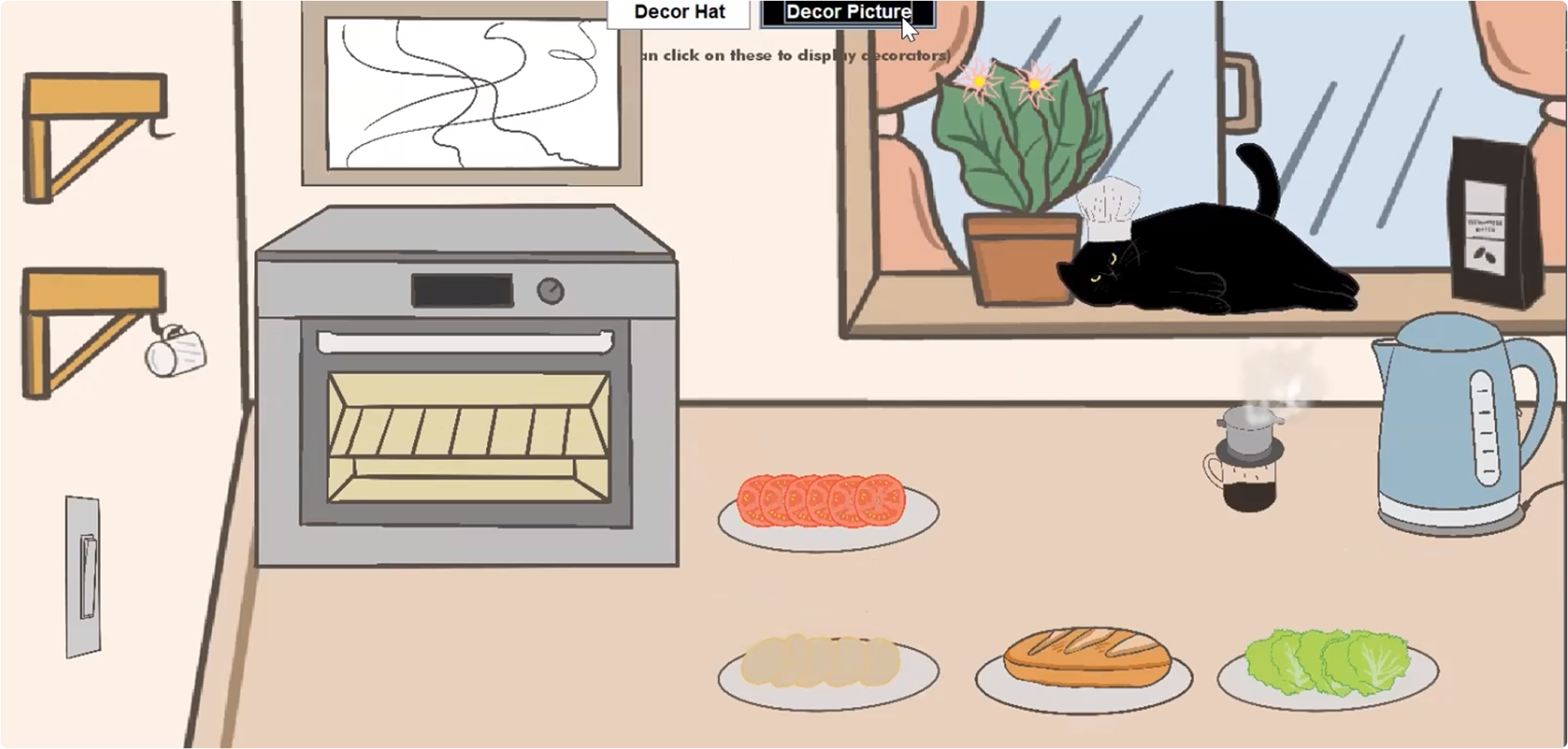 Kitchen illustration conceptual art