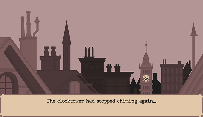 Cutscene: clocktower silent