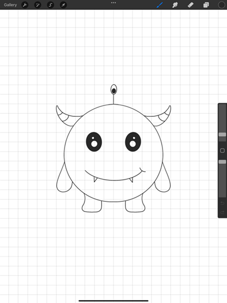 Character sketch — monster 2