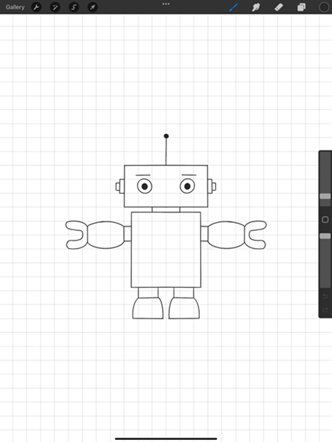 Character sketch — robot