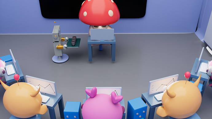 Lab environment — wide shot